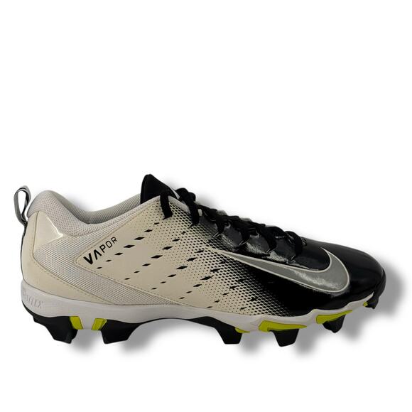 Nike Vapor Untouchable Shark 3 Football leats White Wolf Grey Black Mens Sz 11.5 - Picture 2 of 7